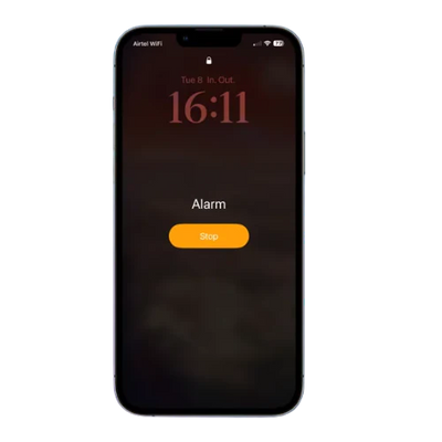 Alarme de téléphone